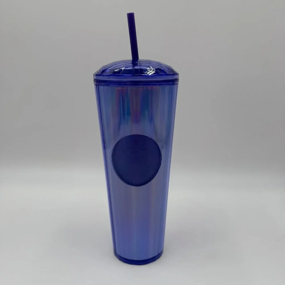 Starbucks Purple 24oz Tumbler with Original Straw